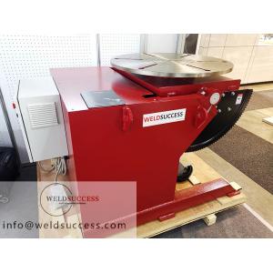 China 1 Ton Pipe Welding Positioner , Red / Black Color Rotary And Tiltling Turn Table supplier