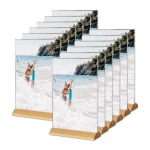 Odorless Tabletop Photo Frames A4 A5 A6 Transparent Picture Frame