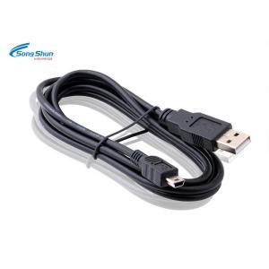 4.0mm Braided Mini USB Extension Cord , Data Transfer High Speed USB Cable