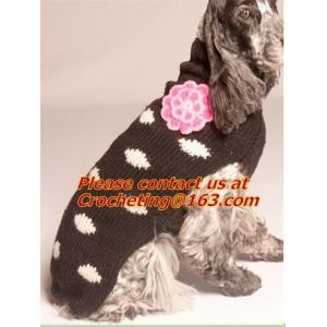 China winter turthleneck Knit Pet dog sweater, pet dog clothes free knitting pattern, dog sweate supplier