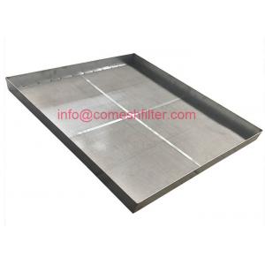 China Steel Woven Wire Mesh Tray Screen Rectangular Opening 600x400mm supplier