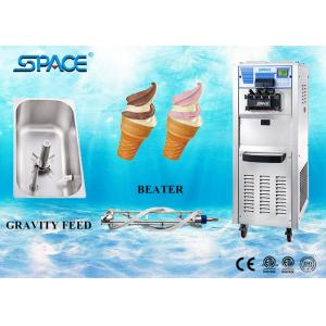 China 3 Flavor Commercial Single Phase Soft Serve Ice Cream Machine Low Working Noise supplier