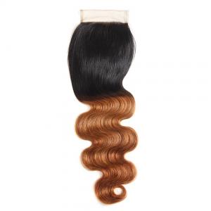 China Luxury Style Body Wave Lace Closure , Hand Tied 4x4 Lace Front Wig 16 Inches supplier