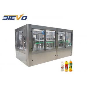 China Sus 304/316 3 In 1 PET Bottle 2000bph Juice Bottle Filling Machine supplier