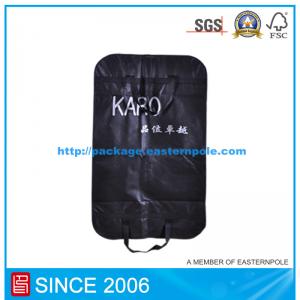 Garment Bag /Suit Cover with Zipper and Handle Black Color