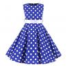 Polka Dot Flower Show Skirt Retro Cotton Kids Clothing