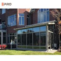 China Anodized Winter Garden Sunroom Glass Polycarbonate Windows Aluminum Sunroom Roof Panels on sale