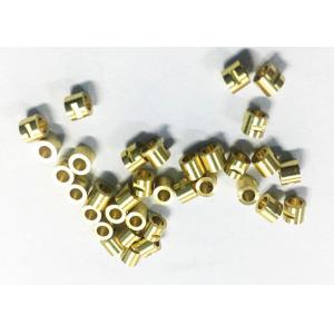 China Connector Tube CNC Machining Brass Parts , Small Cnc Machined Components supplier