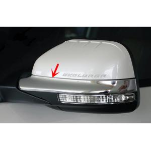 China Chromed Auto Exterior Body Trim Parts For Ford Explorer 2011 Side Mirror Garnish supplier