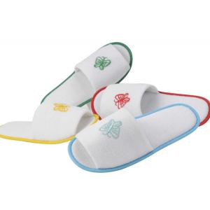 white terry slipper for men or women