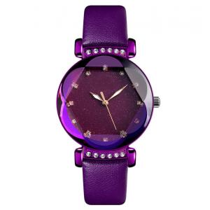 China 9188 fashion leather strap watch quartz movement women wristwatches girls hand chain watch supplier