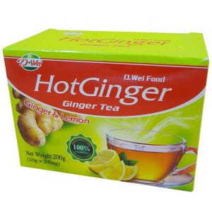 China Sugarless Fat Free Lemon Original Ginger Tea For Quench Your Thirst MOQ 1000 Cartons supplier
