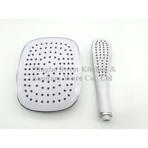 ABS chrome plating single function shower head hand shower set overhead shower rain spray shower set toilet