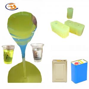 Low Viscosity 90 Shore A Polyurethane Plastic Resin Light Yellow Transparent