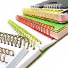 China Notebooks Colored 1/4 inch Double Loop Binding Nylon Coated Steel 4.8mm wholesale