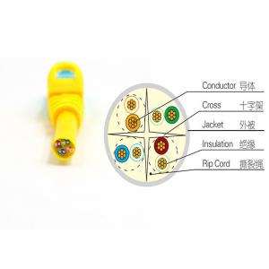 China WONTERM 23AWG Yellow Patch Cord UTP Cat6 Cable Jump cable connect computer with networking supplier