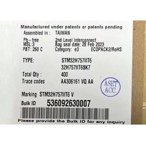 China O microcontrolador MCU STM32H757IIT6 32Bit Dual Core 240MHz encaixou microcontroladores supplier