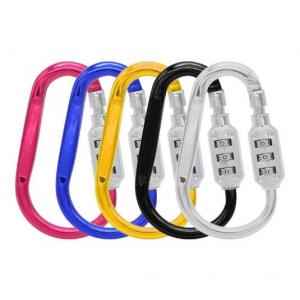 Aluminum Alloy Utility Traveling Bag Luggage Security Carabiner Lock Key Chains