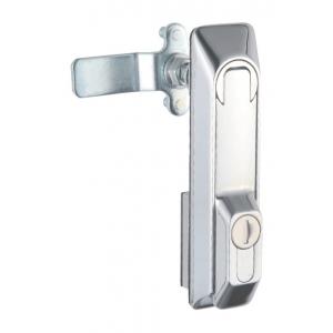 China Adjustable Rotary Handle Key Lock Electrical Swing Panel Silver Color supplier