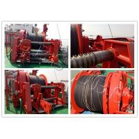 China Marine 20-Ton Hydraulic Winch / Horizantal & Hoist Winch with Large Rope Capacity on sale