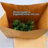 Wholesale Promotion Custom Made Kraft Paper French Bread Baguette Bag For Bakery