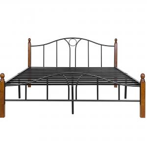 China Easy Install Queen Size Iron Bed Frame , 18 Inch Metal Bed Frame Queen supplier
