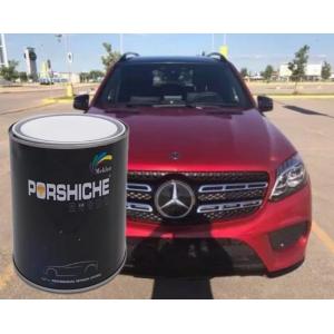 Glossy Red Metallic Silver Car Paint Mildew Resistant Nontoxic