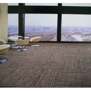 China Grey Hotel Carpet Flooring / Large Commercial Rugs Machine Woven Technics supplier
