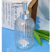 China 410ml Liquid Soap Bottle With Glass Durable Reusable Within Your Budget on sale