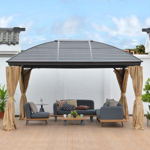 China Jardín con techo duro del toldo al aire libre de T5 T6 con las cortinas y Mesh Cover supplier
