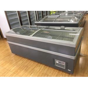 220 V 50hz Top Glass Sliding Door Deep Chest Freezer For Dairy Products