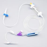 China Automatic Liquid Stop Disposable Infusion Sets , 120cm Pediatric Infusion Set on sale