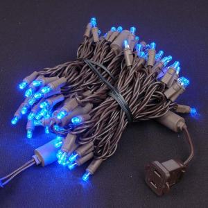 70 5mm Blue LED Christmas Lights