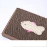 China Source factory 2pk Cat Scratcher Pads | Kitten Scratching Board Mat Cardboard Bed Pet Play Toy wholesale