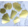 China Aluminium Gold Foil Mousse Paper Cake Base Dessert Holding paper cake base cake drum boards wholesale