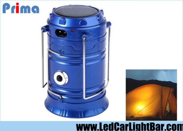 4W 350 LM Solar Camping Lanterns , 6 X 3528 SMD Rechargeable Led Lights Camping