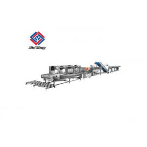 China 10 KW Salad Processing Equipment , Salad Washing Equipment 2000kg/h Capacity supplier