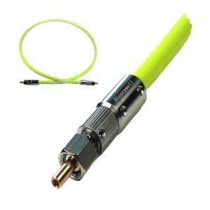 China D80 Fiber Optic Cable with 200μm to 800μm Core Diameters Featuring Sapphire and Air Gap Protection and Precisely Polished D80 Fiber Connectors wholesale