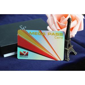 New style plastic pvc coated laser film business card