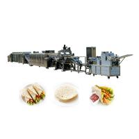 China Dough Chapati  Electric Tortilla Press Machine PLC Control 100kg/H on sale