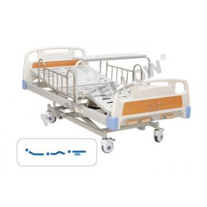 China Luxury X - Frame Orthopedic Manual Mobile Hospital Bed With Aluminum Alloy Guardrail supplier