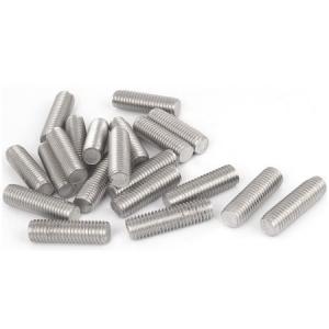 China M8 White Zinc Plated Double End Bolts , Hardened Threaded Rod Carbon Steel 2 Meter supplier