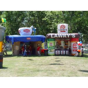China Lawrys Inflatable Booth Advertising Inflatables , Trade Show Booth supplier