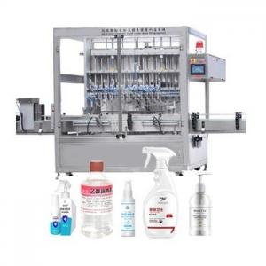 Máquina de llenado de líquidos anticorrosivo automática para detergente de botella de viscosidad 4L/lejía/limpiador de inodoro