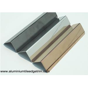 China 25mm X 25mm Aluminum / Stainless Steel Corner Guards For Walls Mirror Effect supplier
