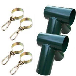 China Customized Logo Pipe Swing Set Frame Fitting Hanger for Center Playground Hardware wholesale