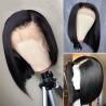 China Front Lace Wigs Human Hair Straight Short Real Human Hair Wigs No Shedding wholesale