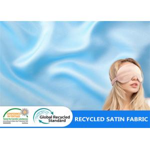 100% Recycled PET Polyester Smooth Matt Satin Silk For Blindfold Pillow Accessories