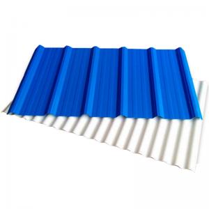 China 1mm Corrugated Aluminum Roofing Sheet Plate Wave Tiles Color Coated 1150mm supplier