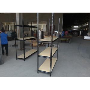 China Warehouse Boltless Rivet Shelving Color Optional Corrosion Resistant supplier